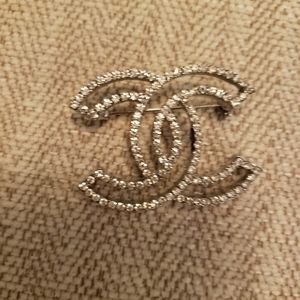 Chanel crystal brooch